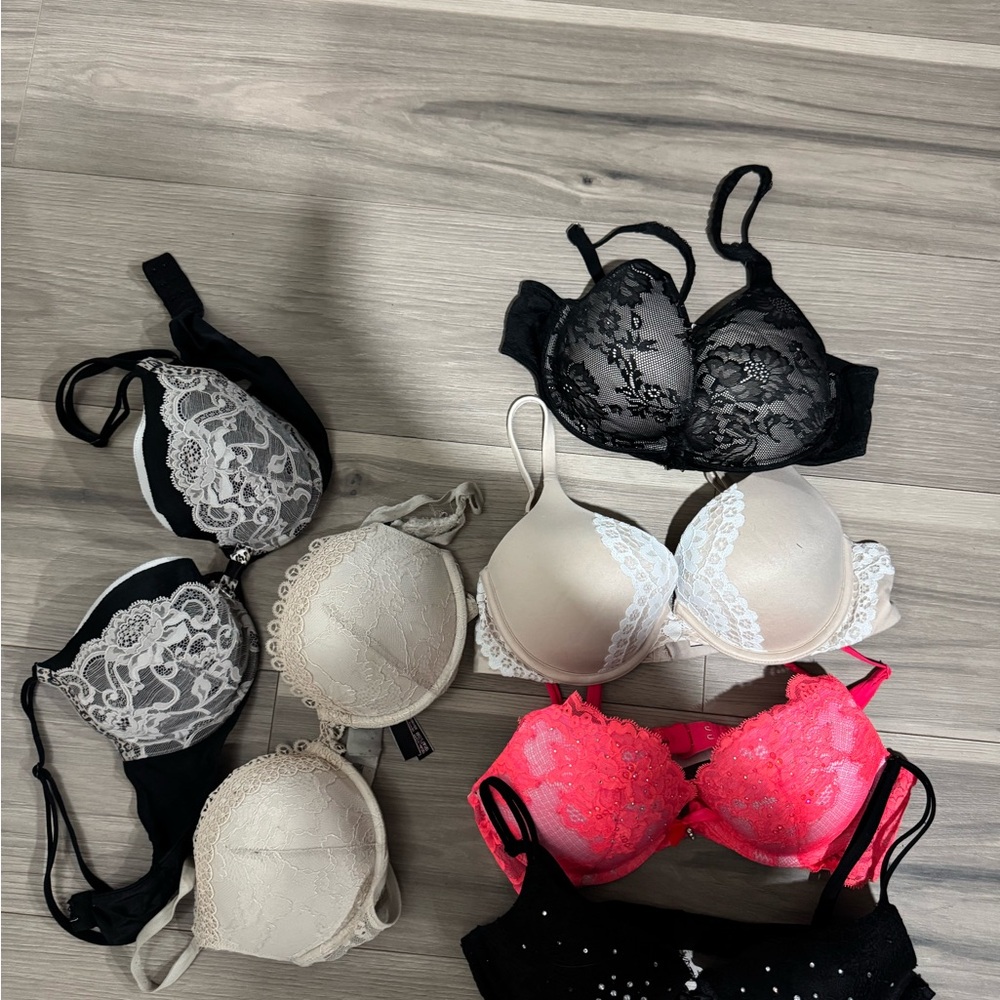 Lot of Victoria's Secret Lace and Solid Bra